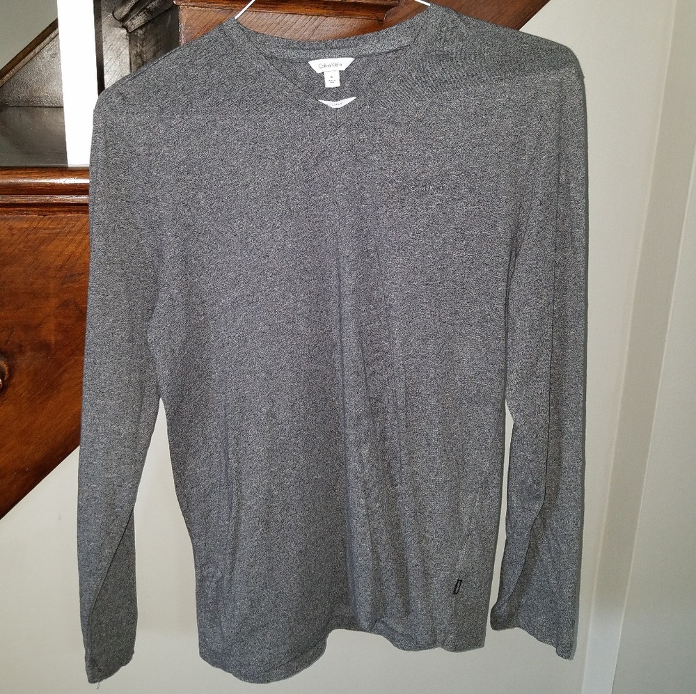Calvin Klein Medium Grey Long Sleeved Tee